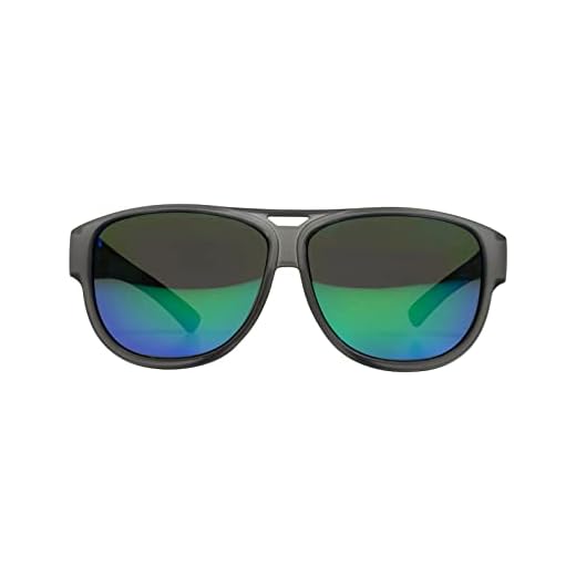 ActiveSol Design FIT-OVER SOLGLASÖGON | Flygare glasögon - Pilotglasögon | Pull-over solglasögon UV400-skydd | polariserad | 24 gram