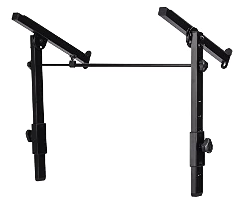 Hercules Stands KS410B Support pour 2 Claviers Noir - Les Beatles, Paul McCartney, John Lennon, RIngo Starr, George Harrison Hercules Stands KS410B Support pour 2 Claviers Noir – Image 4