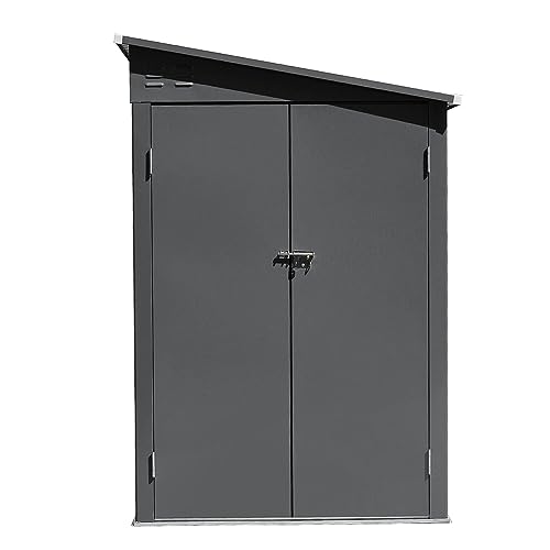 Metal Garden Shed Garage House Outdoor Bike Storage Tools Box 6X4',4.7x8.86ft‘, 8x4',8x6',8x8',8x10' (4.7x8.86')