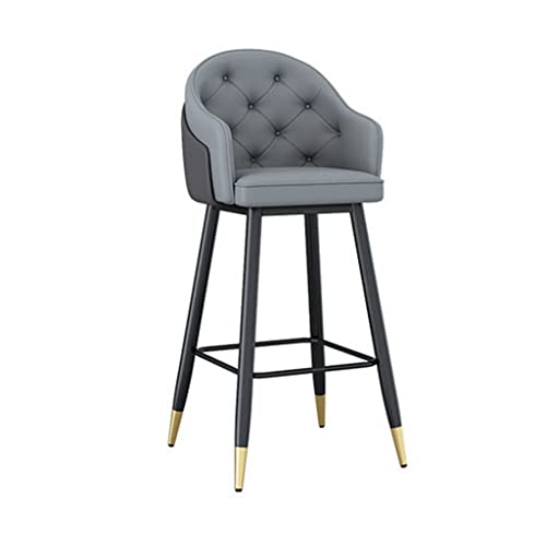 UYKUM Sillas nórdicas de lujo de barra alta, sillas de comedor modernas para ocio, sillas de bar, muebles para el hogar, sillas de hotel de lujo