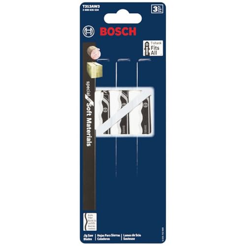 Bosch T313AW3 3 pc. 6 in. Knife Edge Special for Soft Materials T-Shank Jig - image 2