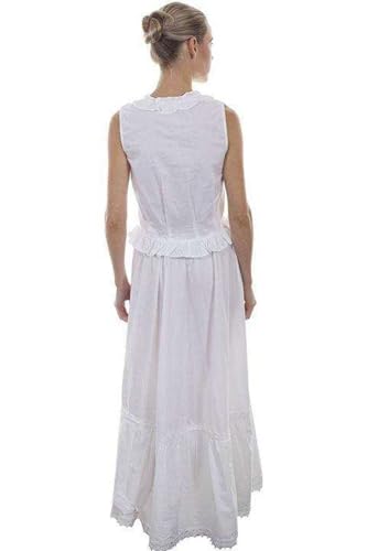 Scully Pretty Petticoat with Elastic Waist Band - White2