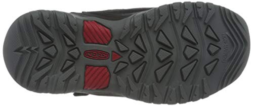 Tênis de caminhada infantil Keen Targhee Low WP, Blue Nights/Red Carpet, 10 Little Kid