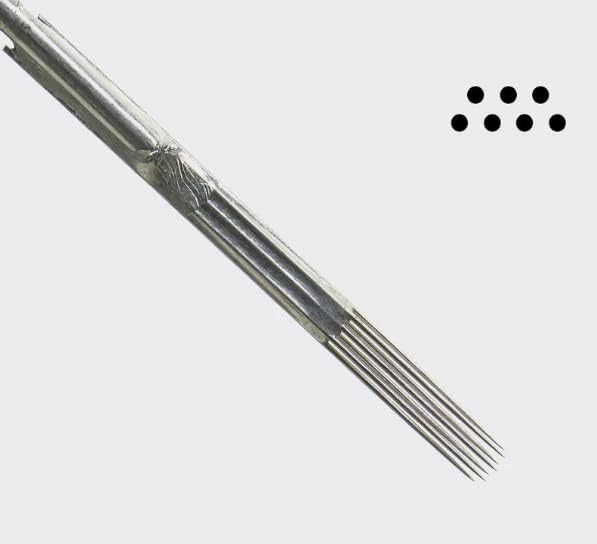 SkinWorks® Tattoo Needles Curved Magnum Needles 50 Pack New in Box - 7/9/11/13/15/17CM (7CM)