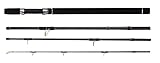 WFT Sea Sparrow Travel Zielfisch-Reiseruten für Pollack, Dorsch, Heilbutte und Seelachs, 216cm Länge, 4-teilig, Norwegenrute, Bootsruten für das Meeresangeln (Seelachs Jigger 4-TLG)