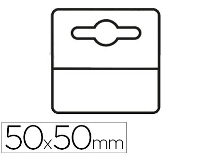 3L 180-50115 - Pack de 1000 etiquetas colgadores adhesivas, 50 x 50 mm