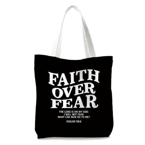 CFFJLHN Christian Tote Bag, Bible Bag, Bible Tote Bags for Women, Christian Gifts for Women