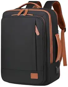 Mochila Feminina Conversível Bolsa de Trabalho e Escolar para Notebook, Computador, com Porta de Carregamento USB Expansível Premium Hytalux