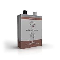 NIOXIN System 4 Duo Pack, Cleanser Shampoo + Scalp Therapy Revitalising Conditioner (1L + 1L), For Coloured Hair with Progressed Thinning