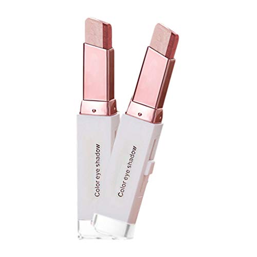 Gradient Eyeshadow Stick Bicolors One Glide Lazy Eyeshadow Makeup Wasserdicht (C #03) Cover