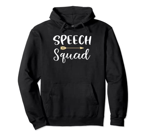Funny Speech Squad Funny School Team Sudadera con Capucha