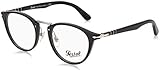 Materiales: Pasta Persol 0PO3107V Monturas de Gafas, Black, 49 para Hombre