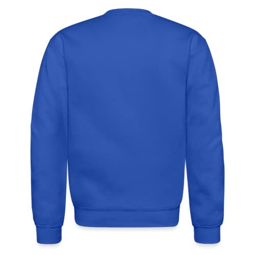 Spreadshirt Emperor Penguin Illustration Crewneck Sweatshirt, M, Royal Blue #TOP3