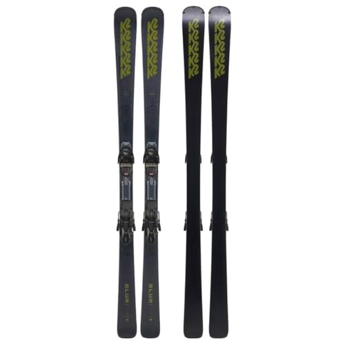 K2 Blur 74 Men's All Mountain Skis, 162cm w/Quikclik HP