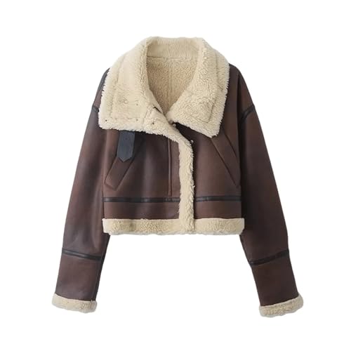 Manteau veste pour femme avec doublure polaire chaude pour automne hiver