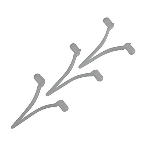 Pool Central Set of 3 White Replacement Butterfly Clips for Pool Cleaning Poles