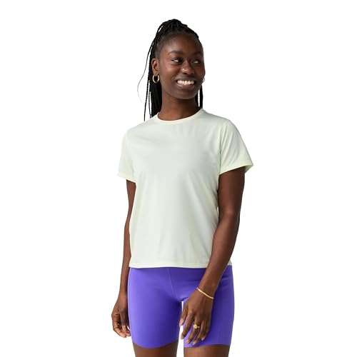 Brooks Women's Dash Short Sleeve Shirt, Lightweight Running Tee - Luminary - S - image 1