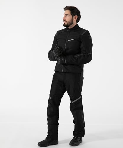 SHIMA Rush 2.0 wodoodporna kurtka tekstylna motocyklowa, czarny, XL