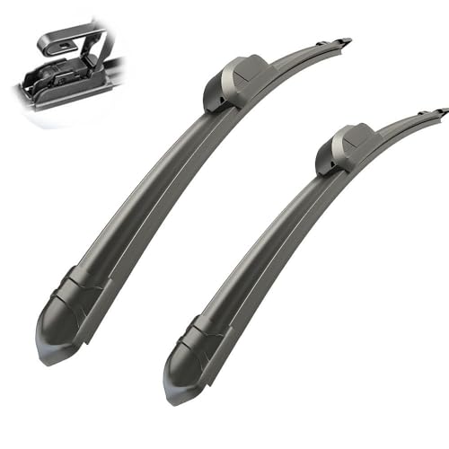 Compatible con Audi TT MK1 1998 1999 2000 2001 2002 2003 Escobillas limpiaparabrisas delanteras Cepillos Cortador Accesorios UJ Hook (Color : Left Hand Drive)