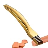 Opilroyn Frühlingszwiebelschneider | Rutschfeste Gemüseverarbeitung - Zerkleinerer und Schneidgerät für Frühlingszwiebeln - für Gurken Kartoffeln Zuhause Picknick Camping