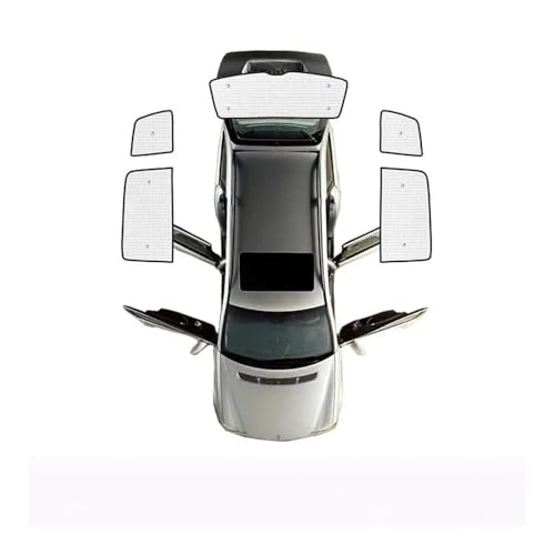 Pare-soleil de fenêtre haut de gamme pour VW Touran 5T (2015-2024) - Rideaux occultants noirs
