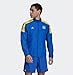 adidas Men's Boston Marathon 125th Celebration Windbreaker Jacket, Blue/Yellow Large