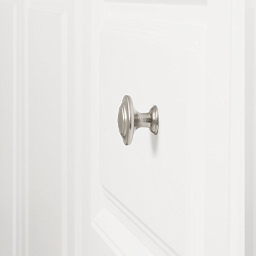 Amazon Basics Traditional Top Ring Cabinet Knob, 1.25-Inch Diameter, Satin Nickel, 10-Pack #TOP5