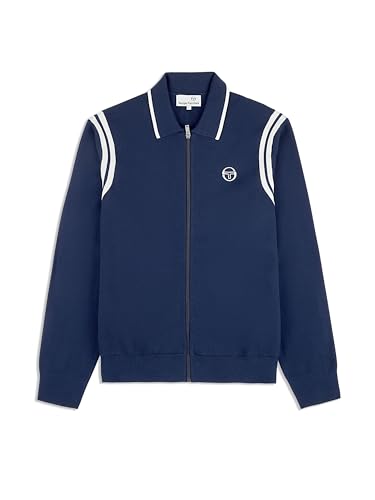Sergio Tacchini Men's Palla Track Jacket- Maritime Blue