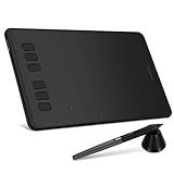 Huion Inspiroy H640P Graphics Drawing Tablet Digital Pen Tablet Battery-Free Stylus with 8192 Levels and 6 Express Keys for PC and Mac