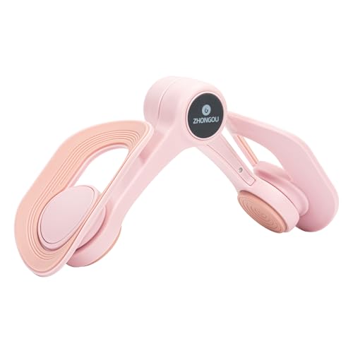 Oberschenkeltrainer, Beckenbodentrainer für Frau, Beckenboden Oberschenkel Trainingsgerät, Für Postpartale Rehabilitatio, Beintrainer und Fitnessgeräte Zuhause (Rosa)