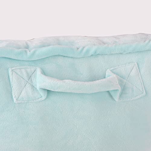 Home Soft Things Super Soft Do It Yourself Bedrest Reading Pillow Cover And Filling, Need Assembly, Lounger Backrest Pillow For Sitting In Bed With Arms Pockets, 20" X 18" X 17", Limpet Shell #TOP6