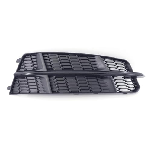 Rejilla de panal negro para luz antiniebla derecha de A6 C7 S-LINE con diseño hexagonal