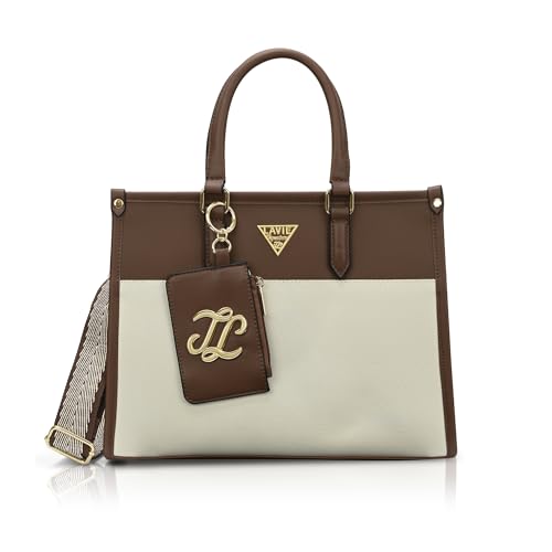 Image of Lavie Signature Women's Ithaca Colourblock Tote Handbag for Women | Tote Bag for Work | Ladies purse | Stylish Shoulder Bag | Gift for Women