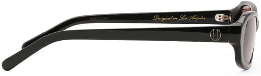 Margaux Sunglasses – Women’s Black Glossy Frame with Brown Tinted Lenses | 100% UV Protection, Premium Acetate, Designer Style - Image 6