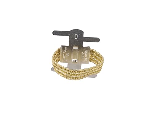 Reliant Ribbon FT-LF00005 Floral Accessories - Lady Fair Wristlets Card Rd, 20 Pieces, Gold