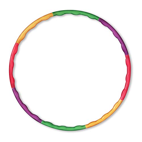 Image of Kids Happy Hoops Junior Hula Hoop for Kids (Age 4+), 8 Detachable Pieces for Adjustable Size, Exercise & Play Ring for Boys & Girls, Portable & Easy to Assemble, Ideal for Fitness & Outdoor