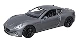 Toi-Toys Maserati GranTurismo Folgore Modellauto aus Metall mit Rückzug Modell Auto Spielzeugauto 4-Varianten 34 (Grau)
