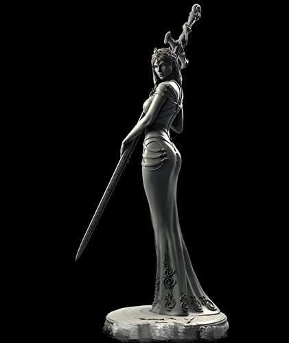 Kit figura de resina 1/24 modelo femenino sin pintar miniatura 2