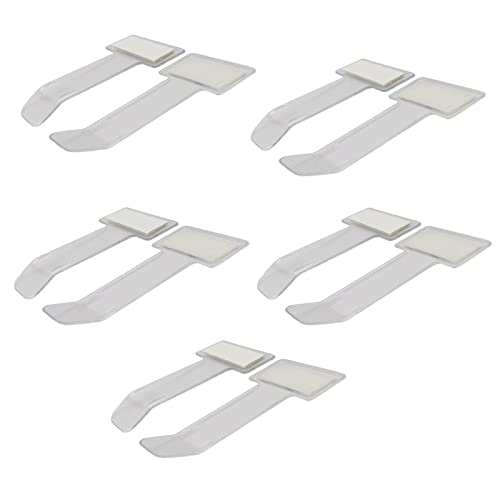 10 Pcs Clip de Ticket de Pare-Brise Porte Ticket De Voiture Transparent Supports pour Ticket de Stationnement Support de Ticket de Boiture Clip Pour Voitures Caravanes Livraison Véhicule Mobil Home Cover