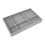 LIXSAZSE Caja de almacenamiento para pendientes, gancho para orejas, estuche expositor para pendientes, organizador de gran capacidad, collar, anillos, cajas transporte, bandeja, Tipo 5