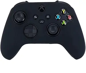 MrDeal Xbox Series X Xbox Series S Controller Silicone Cover Anti Slip Protective Case Sleeve for Xbox Series S/X Controller - Black