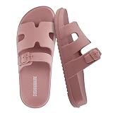 CUSHIONAIRE Orbit Waterproof EVA Womens Sandals -Comfortable Summer Slip On Slides for Women with...