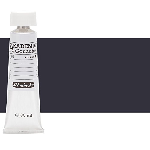 Preisvergleich Produktbild Schmincke Akademie Gouache, 60ml, Schwarz