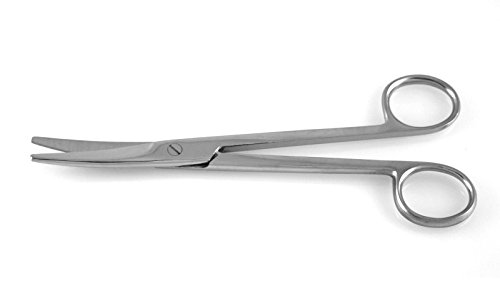 IMED SCIENTIFIC STT-MDCVD7 Premium Quality Mayo Dissecting Scissors, Curved Blunt Stainless Steel, 6.75"