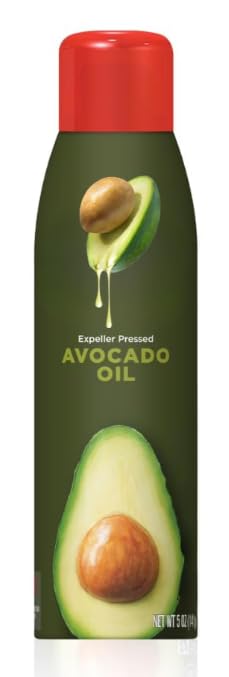 Avocado Oil Non-GMO Cooking Spray, High Heat Kitchen Oil Spray for Grilling, Baking & Sautéing, Neutral Flavor, Convenient Mist for Pans & Cookware- 5 oz