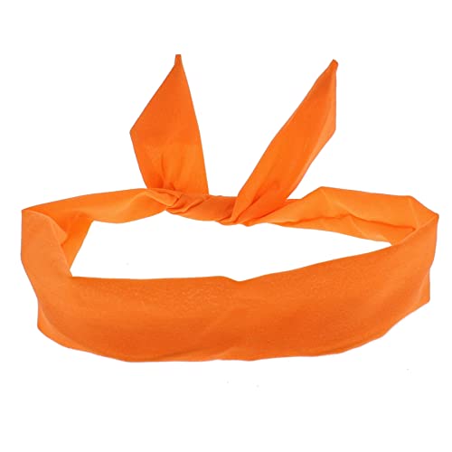 Topkids Accessories Wire Headbands for Women's/Girls Fashion - Neon Orange