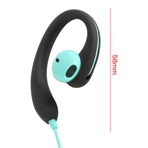 Laroal Sport-Ohrhörer, kabelgebunden, In-Ear-Kopfhörer mit Over-Ear-Bügel, Ohrclip, 3,5-mm-Klinkenstecker, Lauf-Ohrhörer, Wrap-Around-Ohrhörer für Smartphone, Laptop, Tablet, MP3