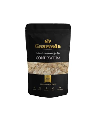 Image of GAURVEDA Gond Katira - Edible Gum - Acts as Cooling Agent (1 Kg., Gond Katira)