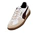 Puma Mens Palermo Leather Shoes Puma White/Chocolate Brown/Gum 10.5 Medium
