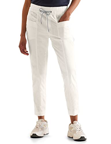 STREET ONE Damen Style QR Bonny Light Cotton Twill Solid Cargohose, Off...